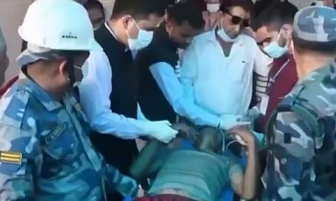 Visuals from Bheri Hospital in Nepalgunj (ANI)