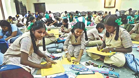 Brief air pollution drawing awarness