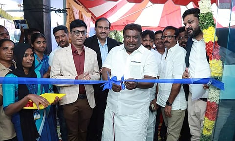 SS Sivasankar inaugurating the hospital