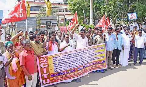 DMK functionaries demand money for running shops