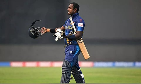 Sri Lanka cricketer Angelo Mathews (Photo: ICC)