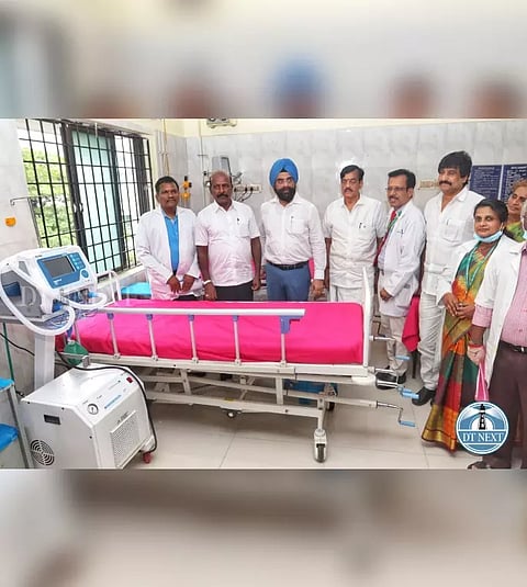 Health Minister Ma Subramanian inaugurated special burn ward at KMC hospital for Deepavali. (Photo: Hemanathan)