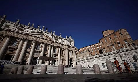 Pope Francis leads the weekly general audience in Saint Peter's Square