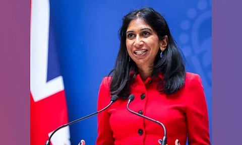 UK Home Secretary Suella Braverman (X/@SuellaBraverman)
