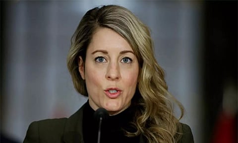 Foreign Minister of Canada Melanie Joly (Reuters)