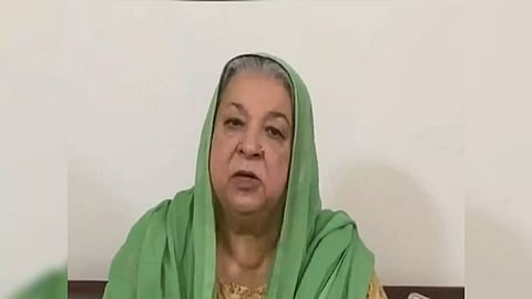 PTI leader Yasmin Rashid (Image: X/@PakistanTehreek-e-Insaf)