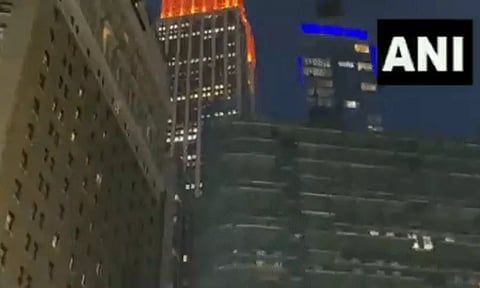 Empire State Building in New York City, US. (Image: ANI)