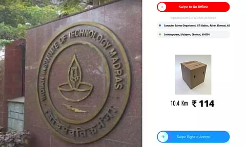 IIT-Madras; Screengrab of the App
