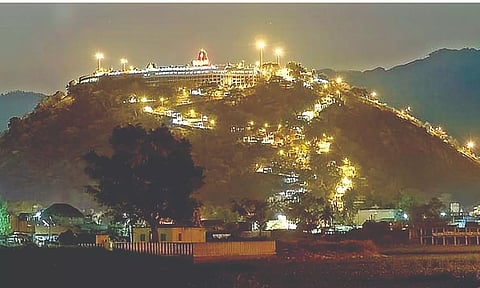 Palani temple lit up during Skanda Sashti festival (file)