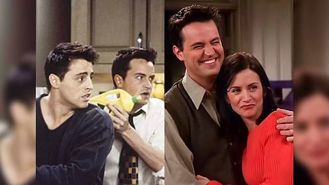 Actors Matt LeBlanc (Joey), Courteney Cox (Monica) and Matthew Perry (Chandler) (Photo/X)