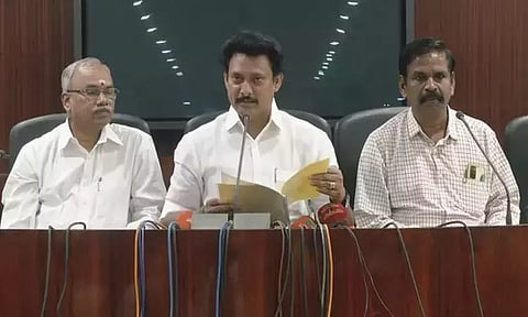 School Education Minister Anbil Mahesh Poyyamozhi