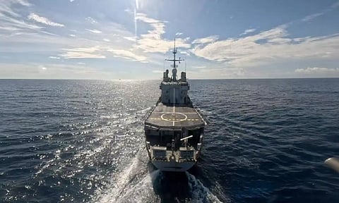 Visual from the anti-pirqacy patrol by Indian Navy (Indian Navy)