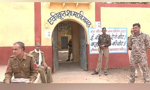 Police force on the spot (ANI)