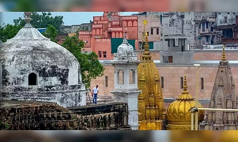 Gyanvapi mosque complex, in Varanasi. (PTI)