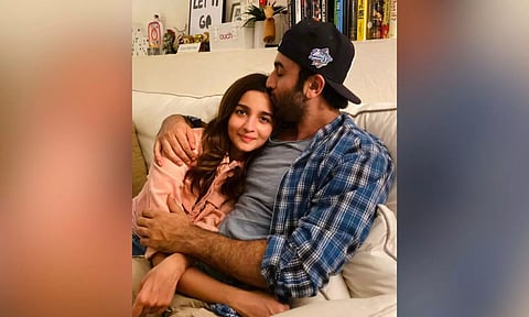Alia with Ranbir 