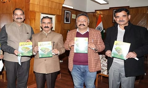 CM Sukhvinder Singh Sukhu releases book on snakes in Himachal Pradesh (Image: ANI)