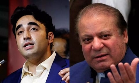 PPP Chairman Bilawal Bhutto Zardari and former PM Nawaz