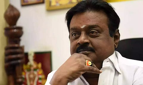 DMDK president Vijayakanth (Maalaimalar) 