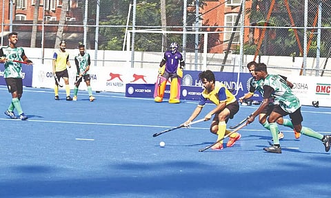 Uttar Pradesh hockey scores 13 against Kerala hockey