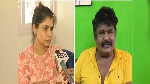 Singer Chinmayi Sripaada, Mansoor Ali Khan (Photo/ANI)