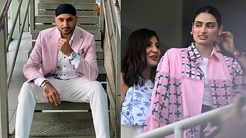 Harbhajan Singh, Anushka Sharma and Athiya Shetty