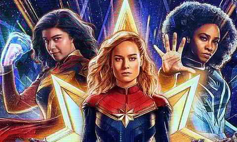 Poster of 'The Marvels' (Marvel Studios)