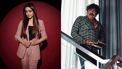 (L-R) Actor Trisha Krishnan; Actor Mansoor Ali Khan 