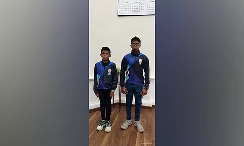 Dharshan (L) and Ashwin (R)