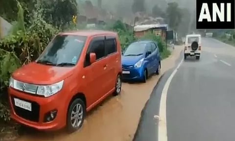 Heavy rain lashes parts of the Nilgiris district