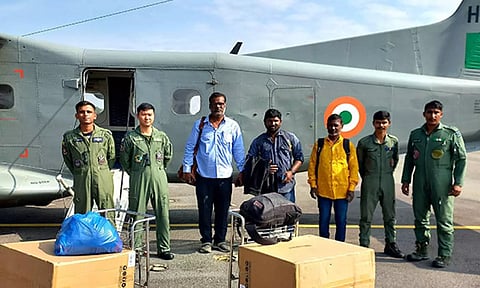 IAF flies in ‘critical DRDO equipment’ to Dehradun. (IAF)