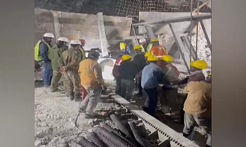 Rescue operation continues at Silkyara Tunnel collapse site 