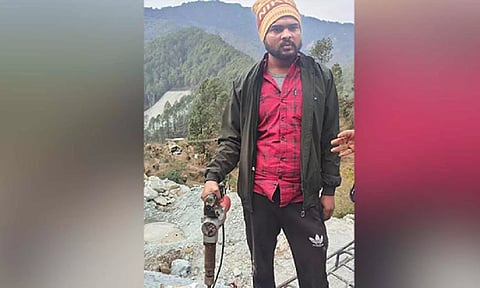 A civilian specialist called in to carry out manual drilling at Silkyara tunnel collapse site