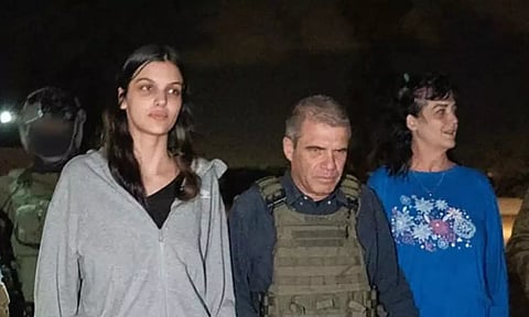 Judith Raanan and Natalie Shoshana Raanan with Israel Defense Forces. (IANS)