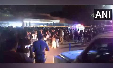 Visuals from spot after the incident. (Photo: ANI)