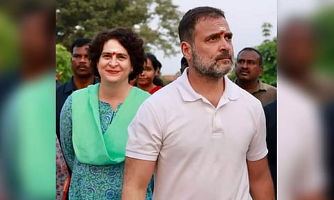 Congress leaders Rahul Gandhi and Priyanka Gandhi (Photo: IANS)