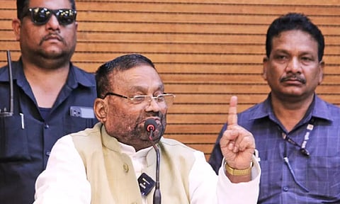  Samajwadi Party (SP) National General Secretary Swami Prasad Maurya (IANS)