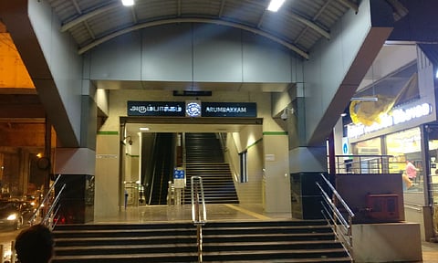 Arumbakkam Metro Station