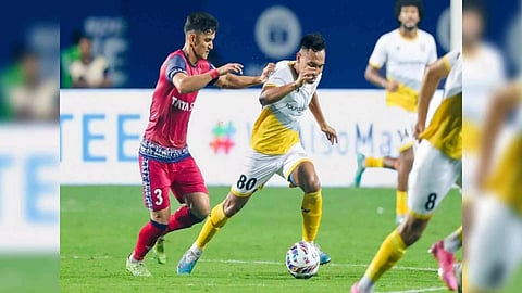 Punjab FC in action during Indian Super League (Image: ISL media)