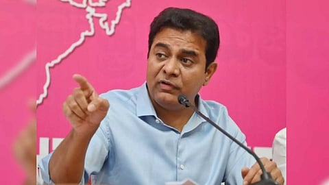 , Bharat Rashtra Samithi (BRS) working president K. T. Rama Rao