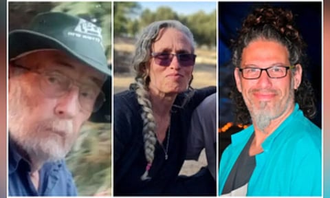Israel confirms death of 3 hostages abducted by Hamas on Oct 7