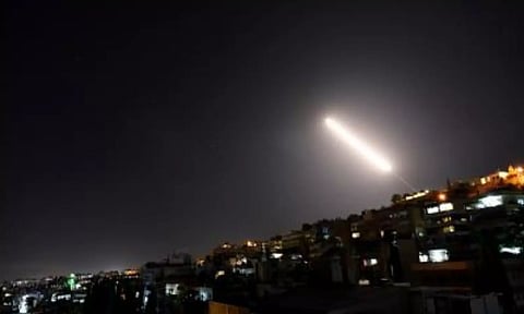 Israeli missile strike targets Syrian capital