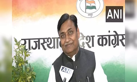 Rajasthan Congress chief Govind Singh Dotasra (Photo: ANI)