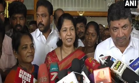 DMK MP Kanimozhi (Photo: ANI)