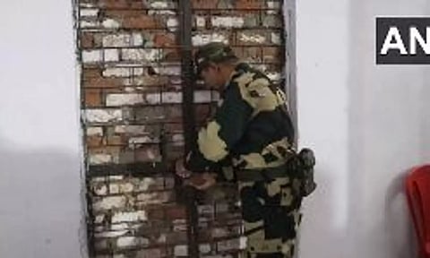 EVM strong room opened at a counting centre in Morena, Madhya Pradesh (Photo: ANI)