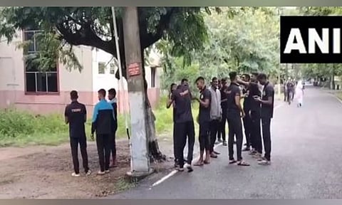 SDRF team gearing up as deep depression over southwest Bay of Bengal intensified into cyclonic storm, 'Michaung' (Photo: ANI)