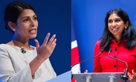 Priti Patel and Suella Braverman (Photo: IANS)