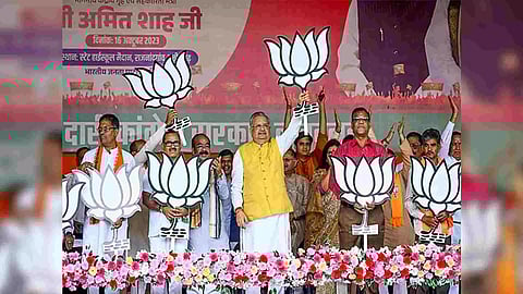 Assembly polls 2023: 'Mahadev' sinks Congress, BJP crosses halfway mark in Chhattisgarh