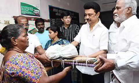 CM Stalin visit flood relief camp at Kannappar Thidal, Chennai 