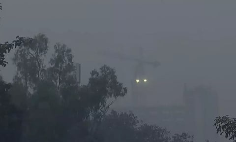 Visuals around Raj Ghat, Delhi. (ANI)