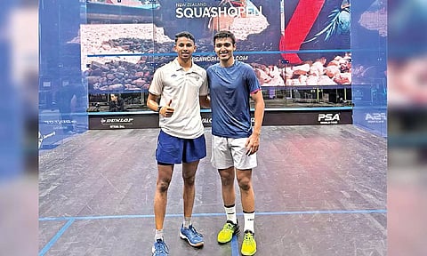 TN’s Velavan and Abhay Singh at the New Zealand men’s open